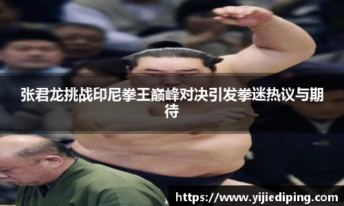 张君龙挑战印尼拳王巅峰对决引发拳迷热议与期待